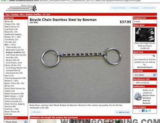 No, this epic bit design has not become outdated at all and is still readily available for purchase to torture your horse into a winning show horse!